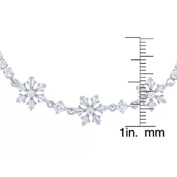 Silver Plated Bolo Bracelet Snowflake Holiday Fashion Style Elegant Trendy NEW - Picture 9 of 16